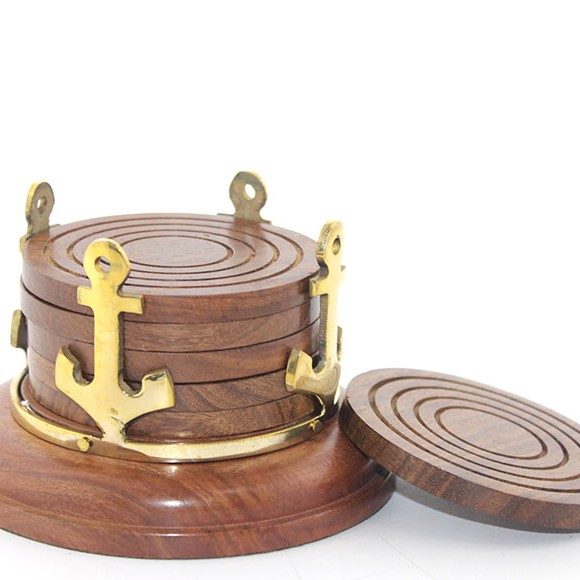 Pirinç Çapalı Bardak Altı Model 1 