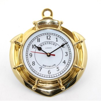 Pirinç Çapalı Duvar Saati