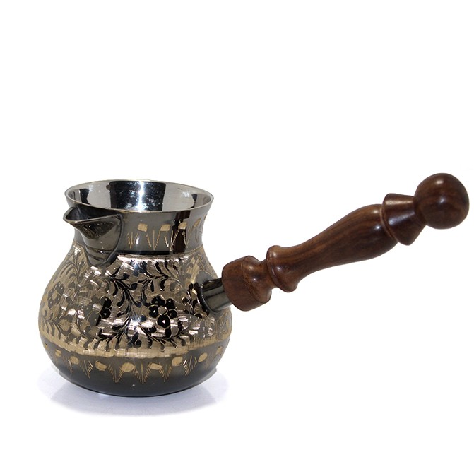 Pirinç Cezve 4'' inç Model 3