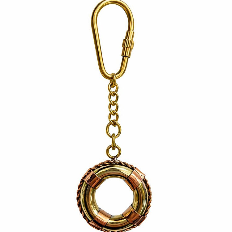 Pirinç Deniz Simidi Anahtarlık 