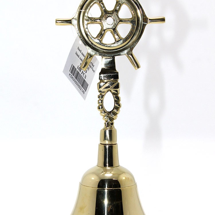 Pirinç Dümen Kulplu El Çanı 