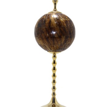 Pirinç Dünya Küre Kemikli 