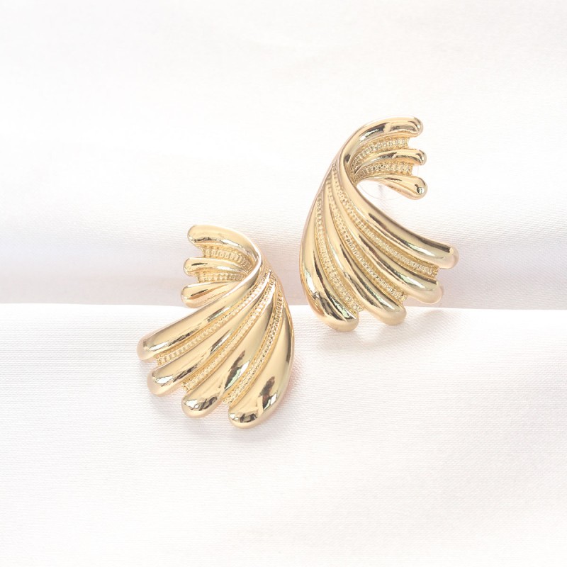 Pirinç Gold Renk Küpe