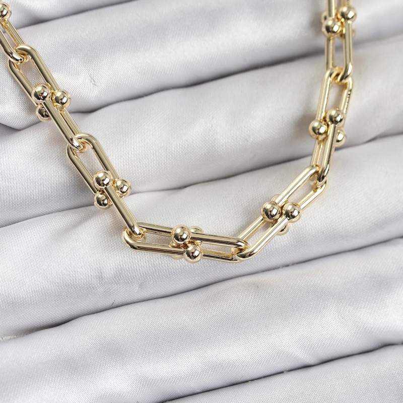 Pirinç Gold Renk Tifani Model Kadın Kolye