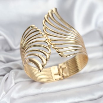 Pirinç Gold Renk Vintage Kadın Bileklik