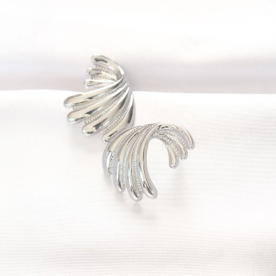 Pirinç Gümüş Renk Küpe