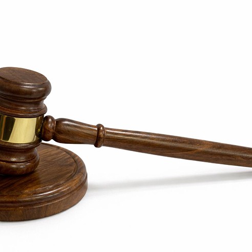 Pirinç İşlemeli Ahşap Hakim Tokmağı 