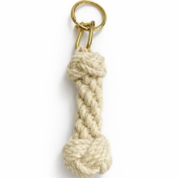 Pirinç Örgü Halat Tasarım Anahtarlık