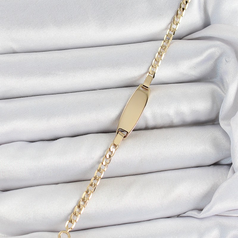 Pirinç Oval Model Gold Renk Xuping Bebek Künyesi