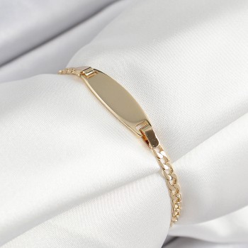 Pirinç Oval Model Gold Renk Xuping Bebek Künyesi