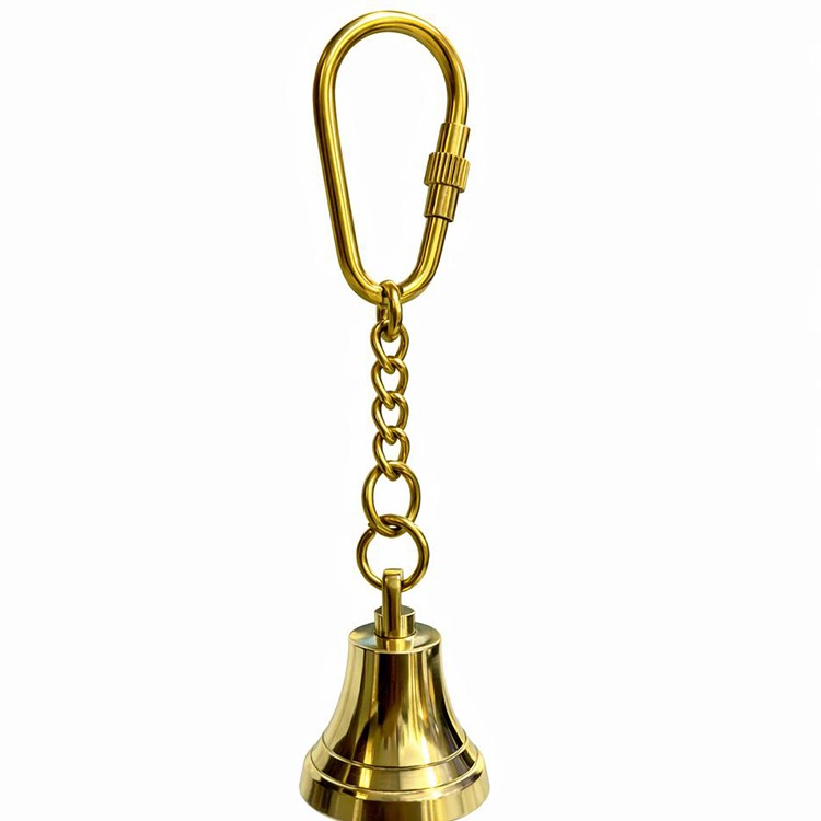 Pirinç Zil Tasarımlı Anahtarlık 