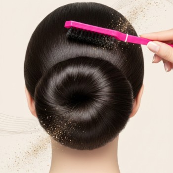 Plastik Saplı Topuz Tarağı