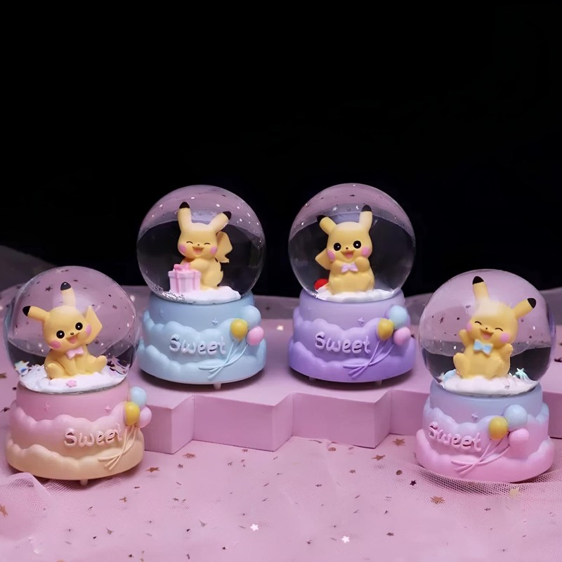 Pokemon Işıklı Kar Küresi 9 Cm 