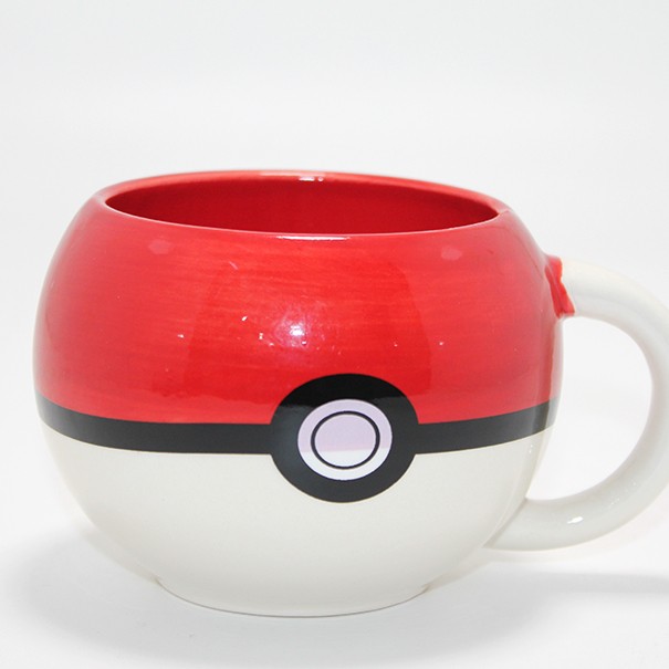 Pokemon Pokeball Tasarımlı 3D Porselen Kupa Bardak