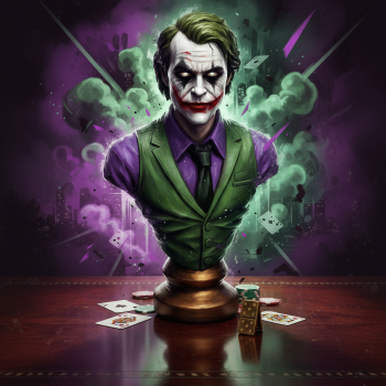 Polyester Joker Figür