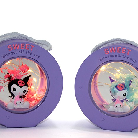 Polyester Kuromi Masa Üstü Lamba Model 2 