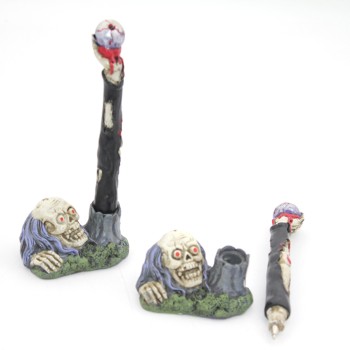 Polyester Kurukafa Tükenmez Kalem 