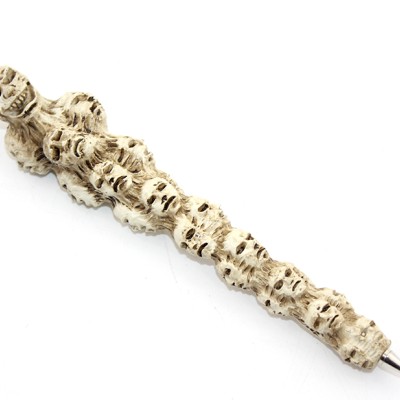 Polyester Kurukafa Tükenmez Kalem Model 2