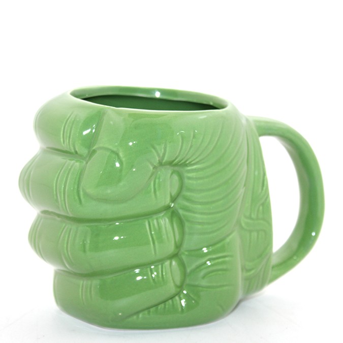 Porselen Hulk Eli Kupa Bardak 