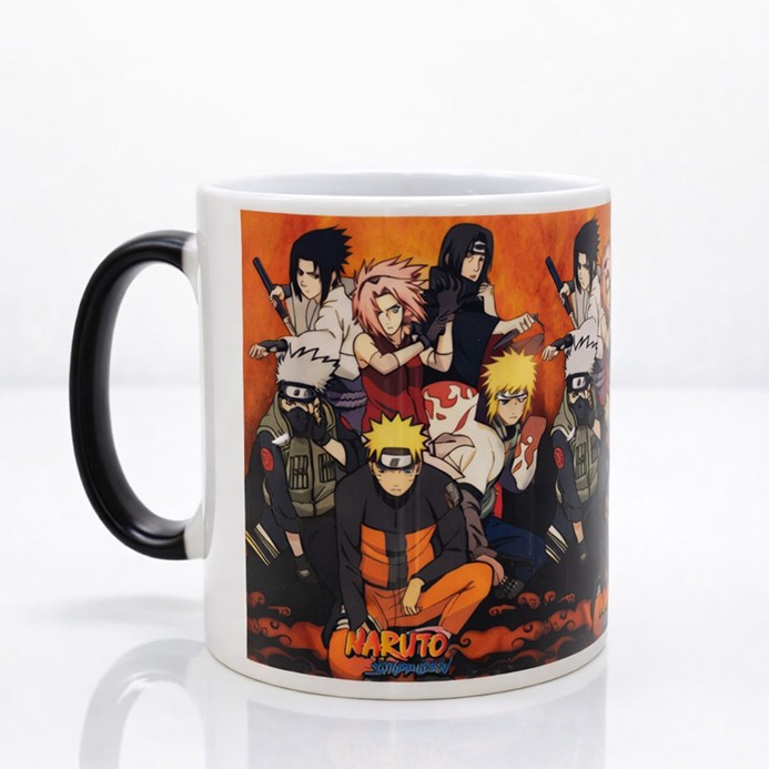 Porselen Renk Değiştiren Naruto Kupa Bardak 