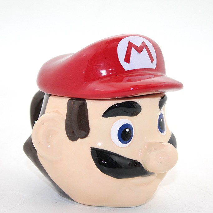 Porselen Süper Mario Kupa Bardak 