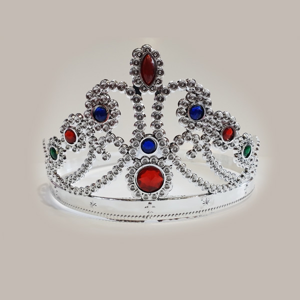 Prenses Parti Tacı Gümüş Renk 1 Adet