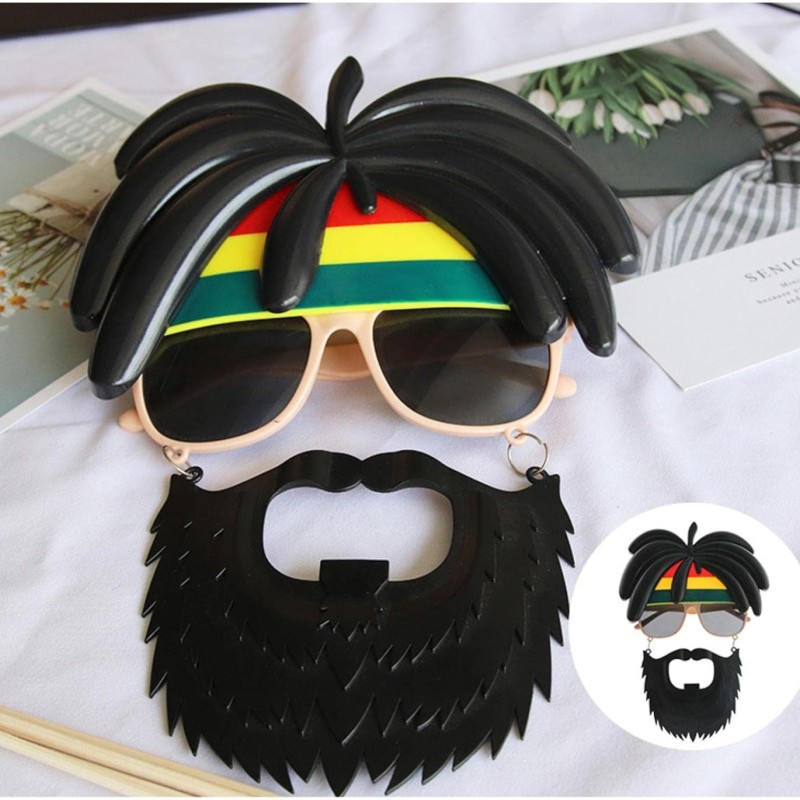 Rasta Peruklu Bob Marley Parti Gözlüğü