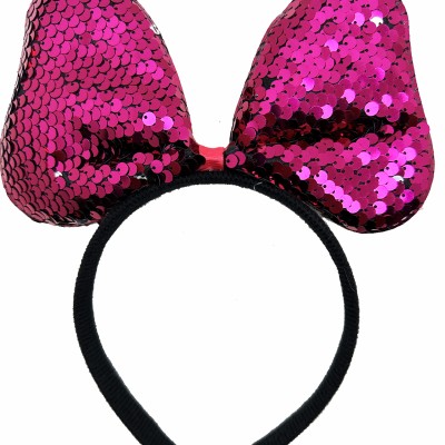 Renk Değiştiren Fiyonk Parti Tacı Fuşya Gümüş