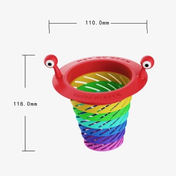 Renkli 6 Kademeli Lavabo Süzgeci