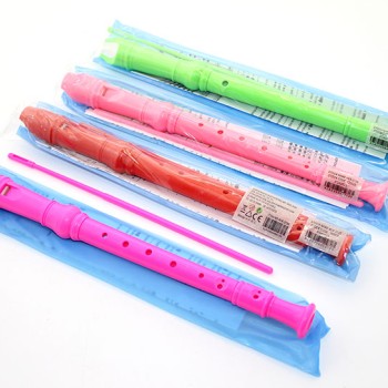 Renkli Plastik Flüt 