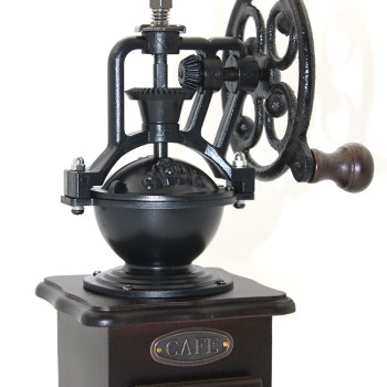 Retro Ahşap Kahve Değirmeni 