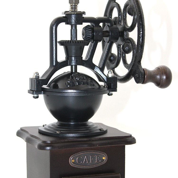 Retro Ahşap Kahve Değirmeni 