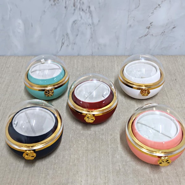 Romantik Gül Yüzük Kutusu Kubbe 