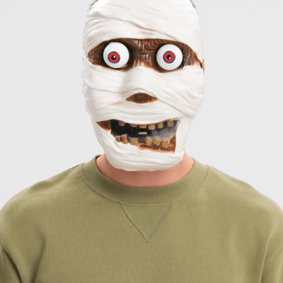 Sallanan Yaylı Oynar Gözlü Mumya Maskesi 