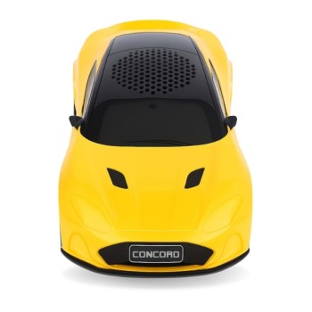 Sarı Araba Tasarımlı Hoparlör - Bluetooth FM USB Özellikli 