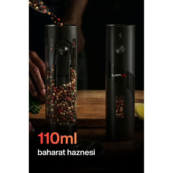 Şarjlı Baharat Öğütücü 100 ml 