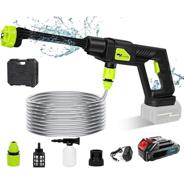 Şarjlı Kablosuz Yüksek Basınçlı Oto Yıkama Makinesi 