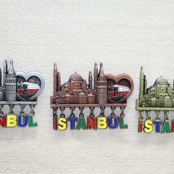 Sarkaçlı İstanbul Temalı Magnet - Model 2 
