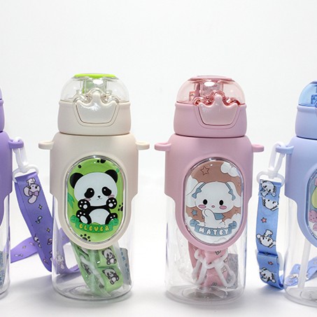 Sevimli 3D Desenli Su Matarası (BPA İçermez)