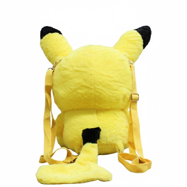 Sevimli Peluş Pikachu Sırt Çantası 