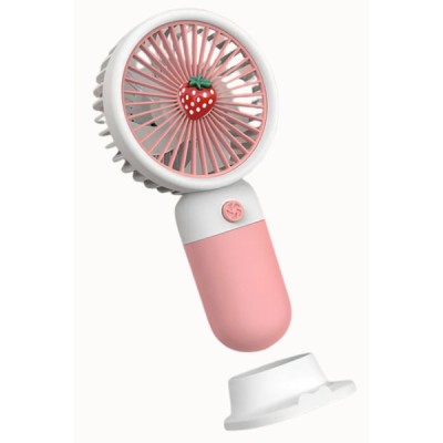 Sevimli Tasarımlı Telefon Tutuculu El Fanı 