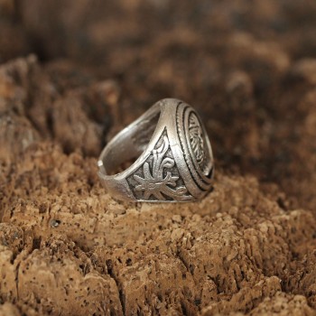 Sezar Figürlü Ayarlanabilir Erkek Yüzük