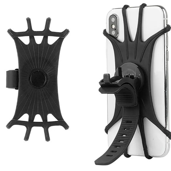 Silikon Esnek Bisiklet Telefon Tutucu