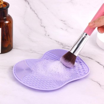 Silikon Makyaj Temizleme Matı