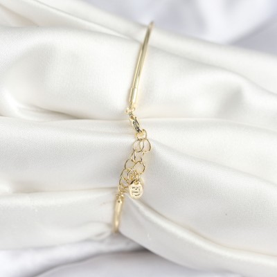 Sinek Figürlü Gold Renk Pirinç Kadın Bileklik