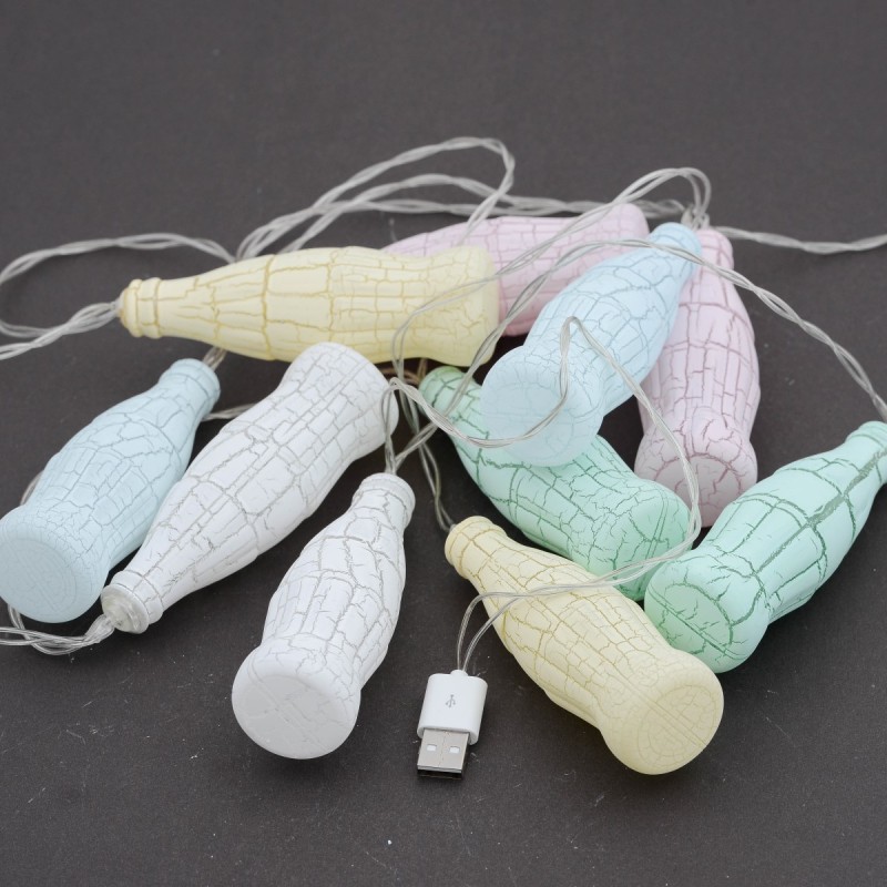 Şişe Led Işık Gece Lambası 215 Cm 