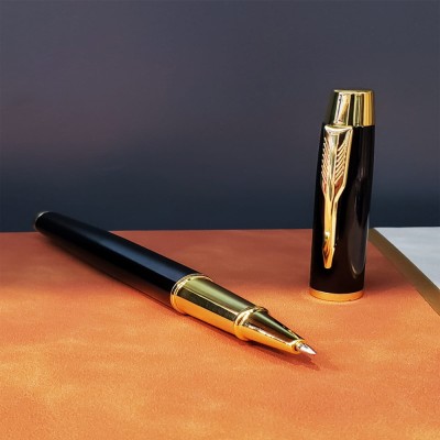 Siyah Beyaz Renkli Tarihsiz Ajanda Defter Ve Metal Roller Kalem Seti