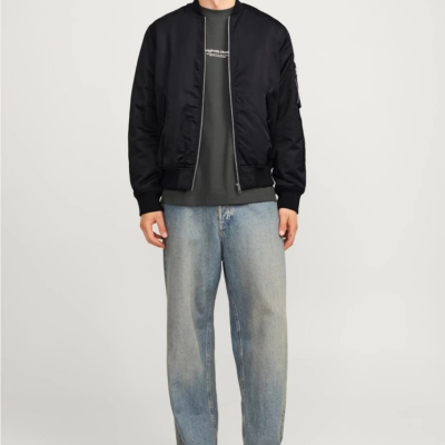 Siyah Bomber Mont  Siyah -