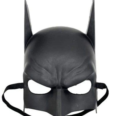 Siyah Çocuk Batman Maskesi Lastikli