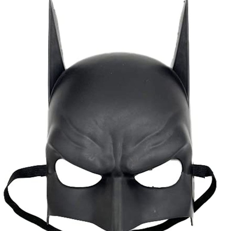 Siyah Çocuk Batman Maskesi Lastikli